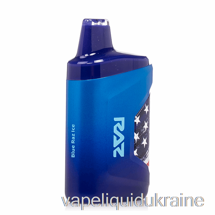 Vape Liquid Ukraine RAZ CA6000 6000 Disposable FREEDOM EDITION - Blue Raz Ice